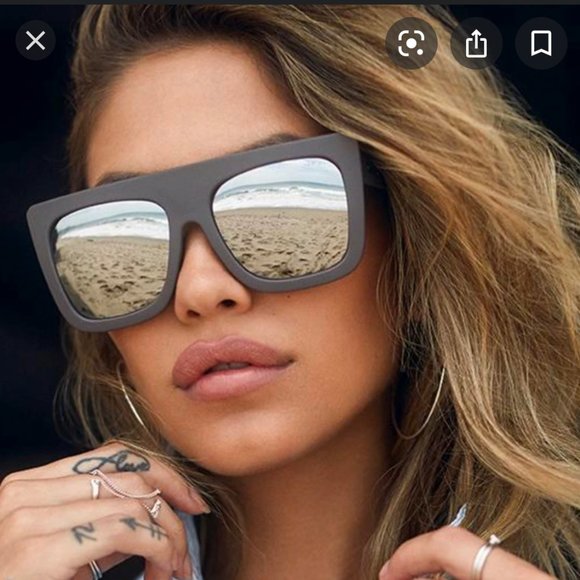 Quay Australia Accessories - Quay "Cafe Racer" Matte Gray Sunglasses
